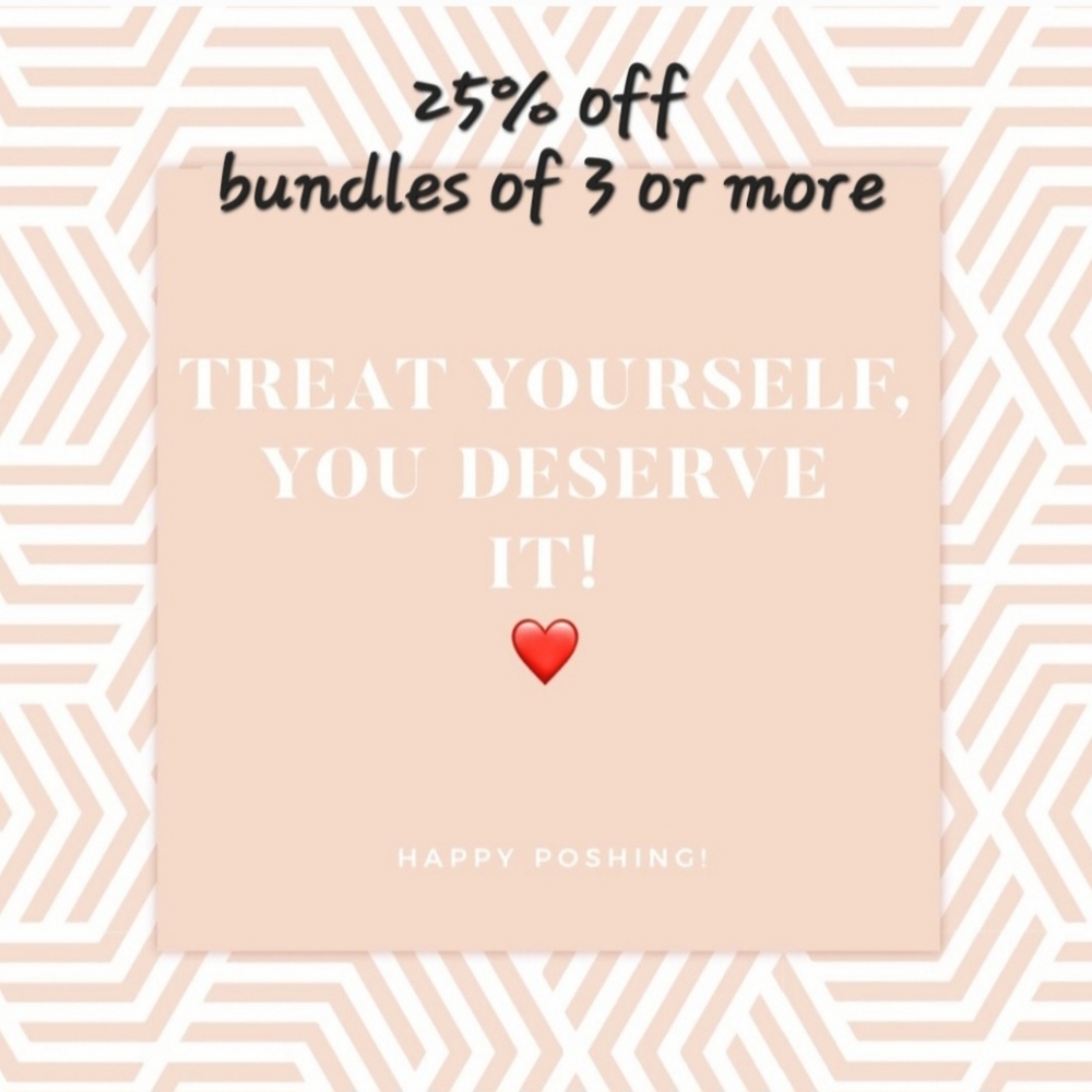 Bundles of 3 or more items- Automatically 25% off